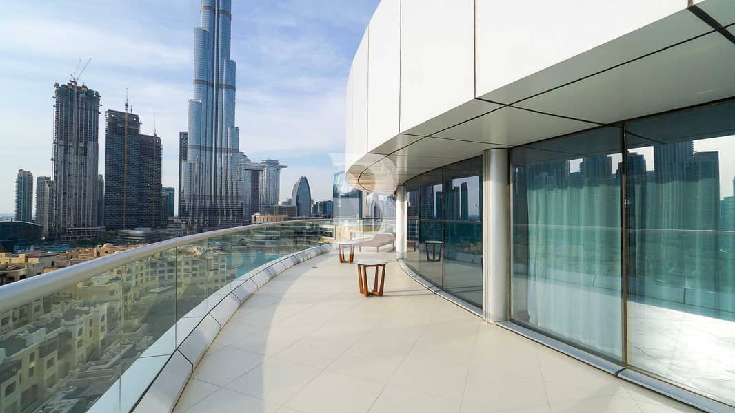 3BR+Maid| Full Burj Khalifa & Fountain View