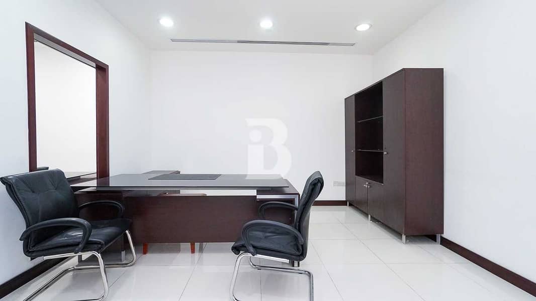 6 Large furnished office | Churchill Executive | Business Bay