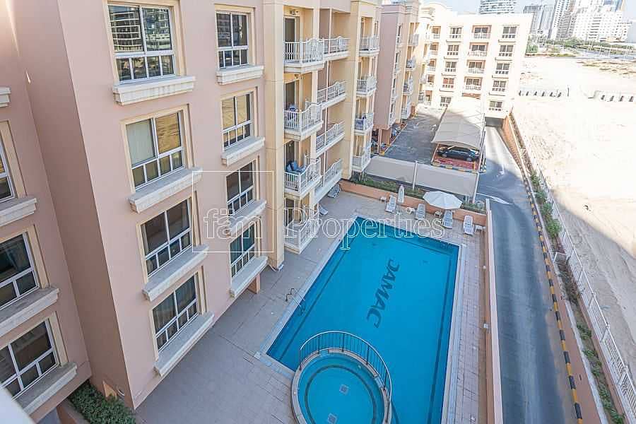 3 Spacious One Bedroom with Storage | Pool View