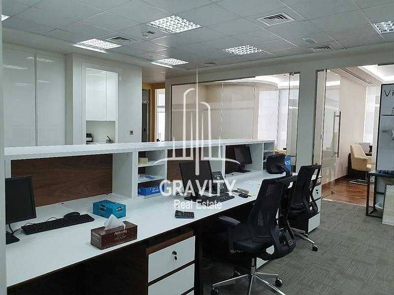 4 Excellent Layout | Fitted Office W/ Furnitures