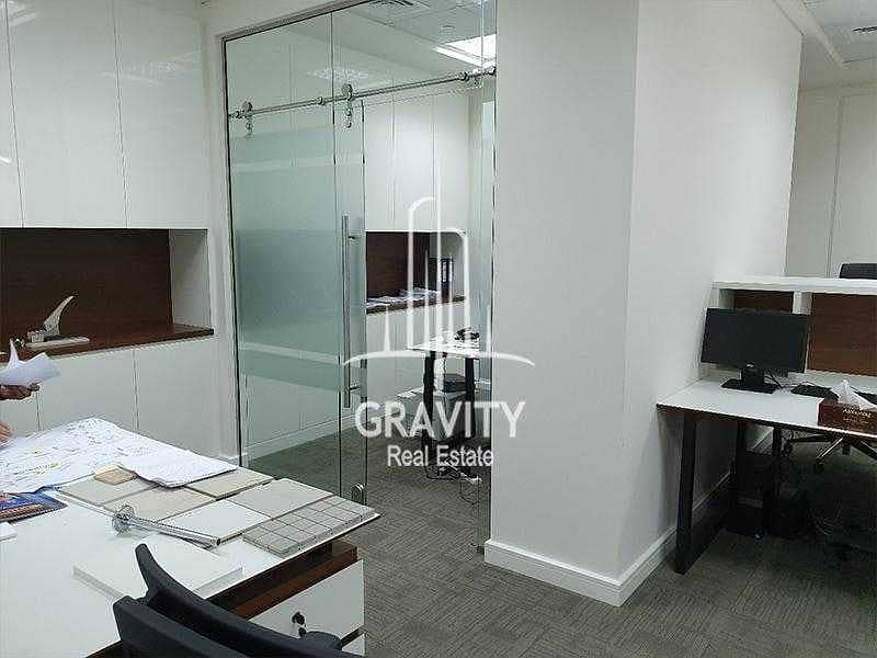8 Excellent Layout | Fitted Office W/ Furnitures