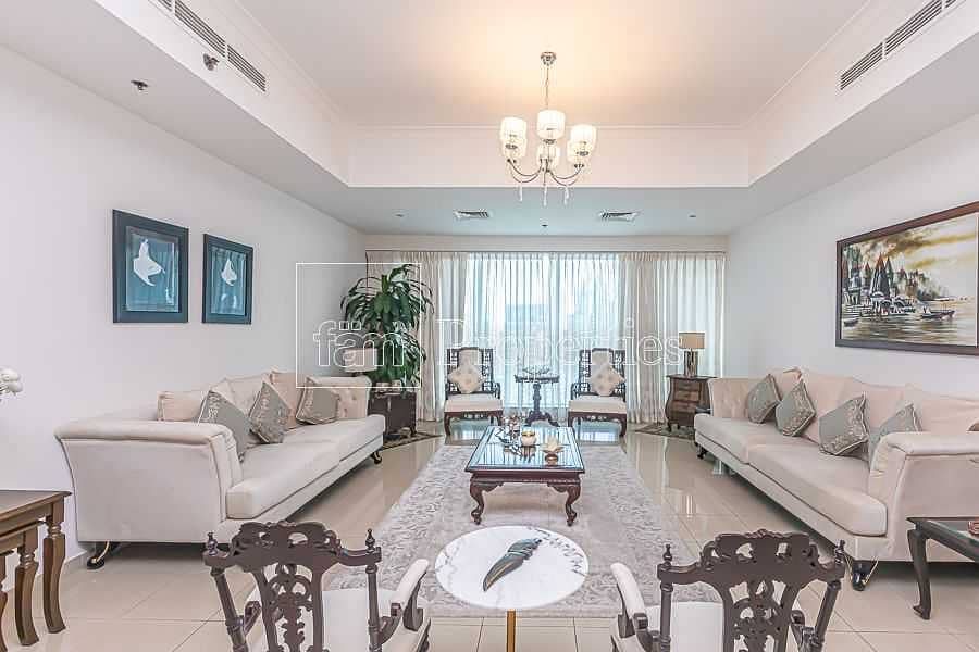 9 3 BR+maid's | 2 Living rooms | Marina/Sea View