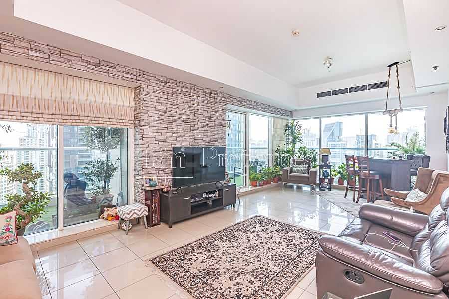 15 3 BR+maid's | 2 Living rooms | Marina/Sea View