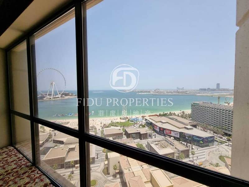 Beautful 3BR with Maids and stuning Sea View