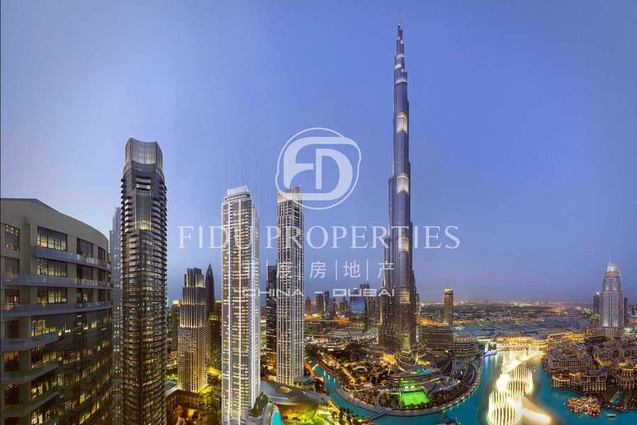 2 Full Burj and Fountain View | With Payment Plan