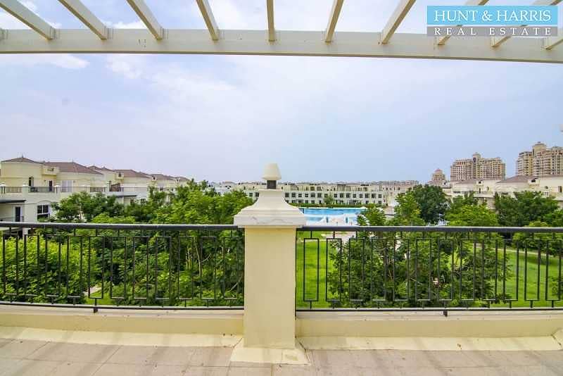 24 Bayti + maids room with pool and park view