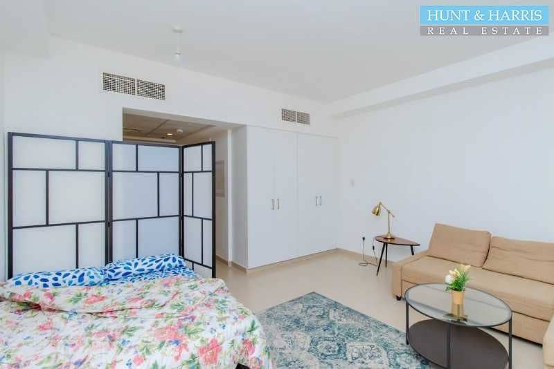 5 Nicely Furnished Studio | Mid floor | Partial Sea View