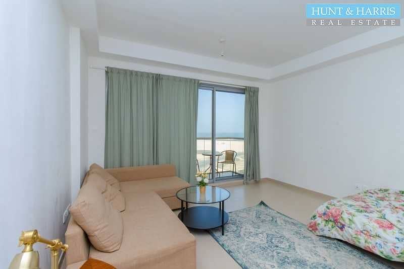 7 Nicely Furnished Studio | Mid floor | Partial Sea View