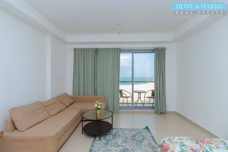9 Nicely Furnished Studio | Mid floor | Partial Sea View