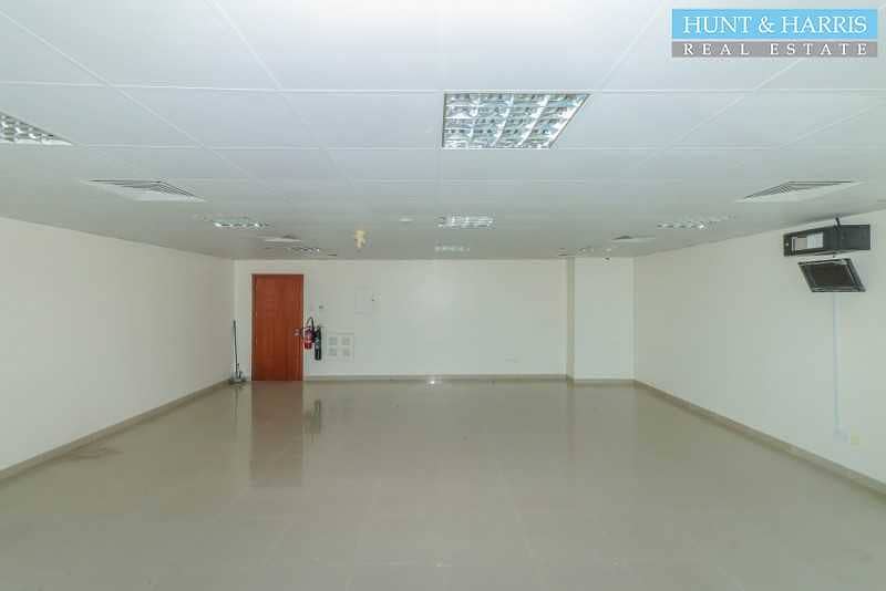 7 Negotiable Unfurnished Office - Stunning Sea View - Available Now