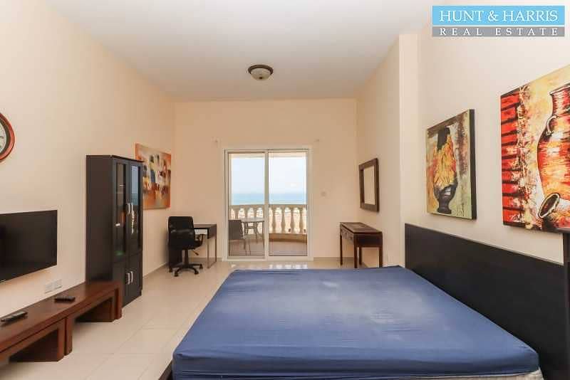 5 Furnished Sea View Studio - Well Maintained - Vacant