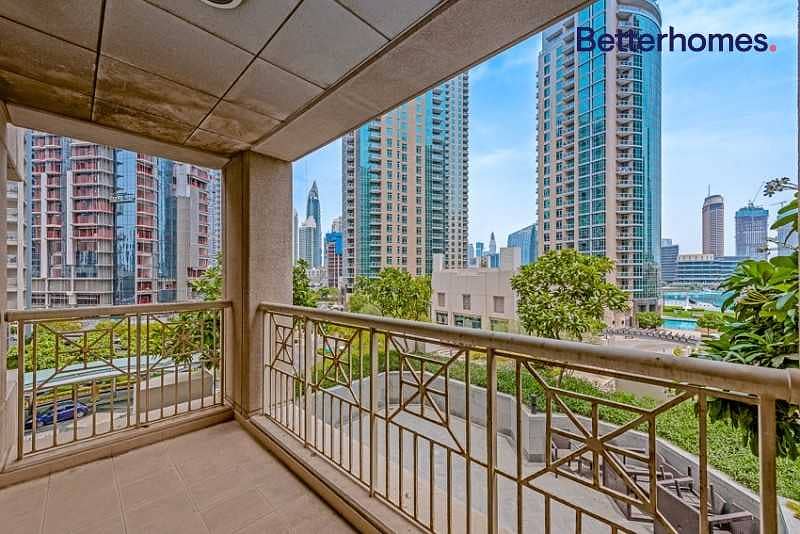 2 Large One Bed + Study | Partial Fountain & Burj view