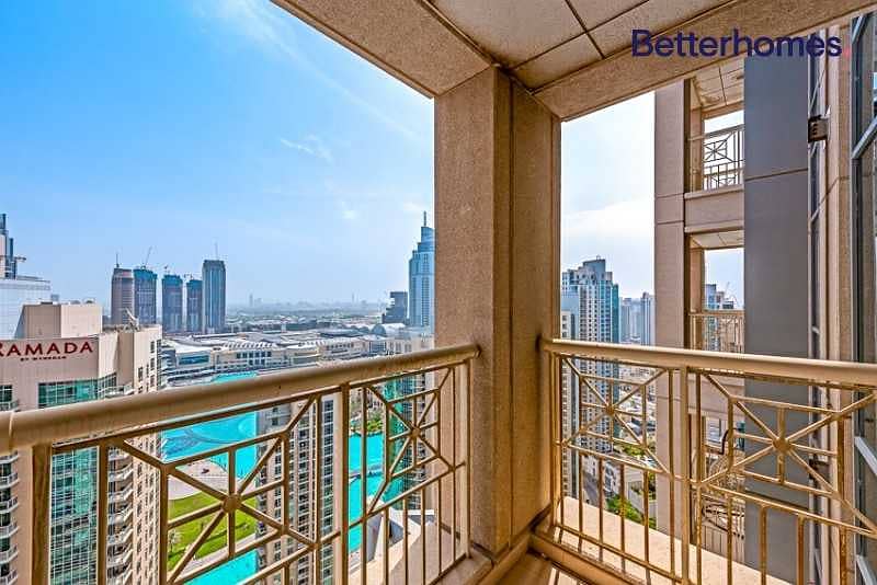 12 Fountain & Burj View | Brand New 2 BR | High floor