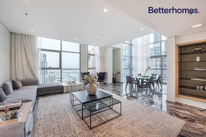 3 Full Marina View | Penthouse | Unique | Furnished