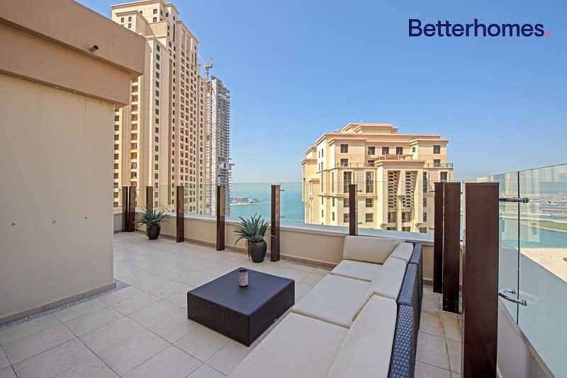 Terrace & Balcony | Rare unit | Sea View.