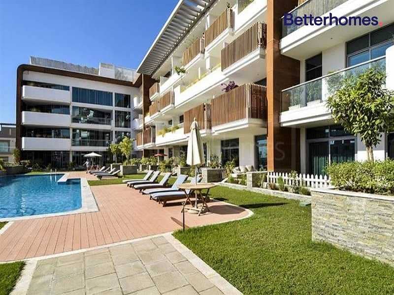 12 Vacant | Large Balcony | Pool view |Fitted Kitchen