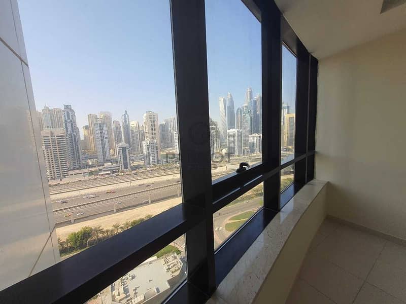 13 Lovely Bright Apartment | SZR and Marina View | Well Maintained | Chiller with Dewa