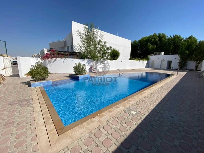 19 LARGE 5BR MAIDS PVT GARDEN GATED COMPOUND SHARED POOL TENNIS COURT IN JUMEIRAH 3