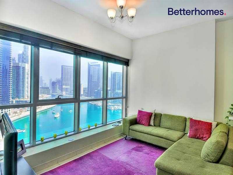 2 Very Bright | One Bedroom | With Full Marina View