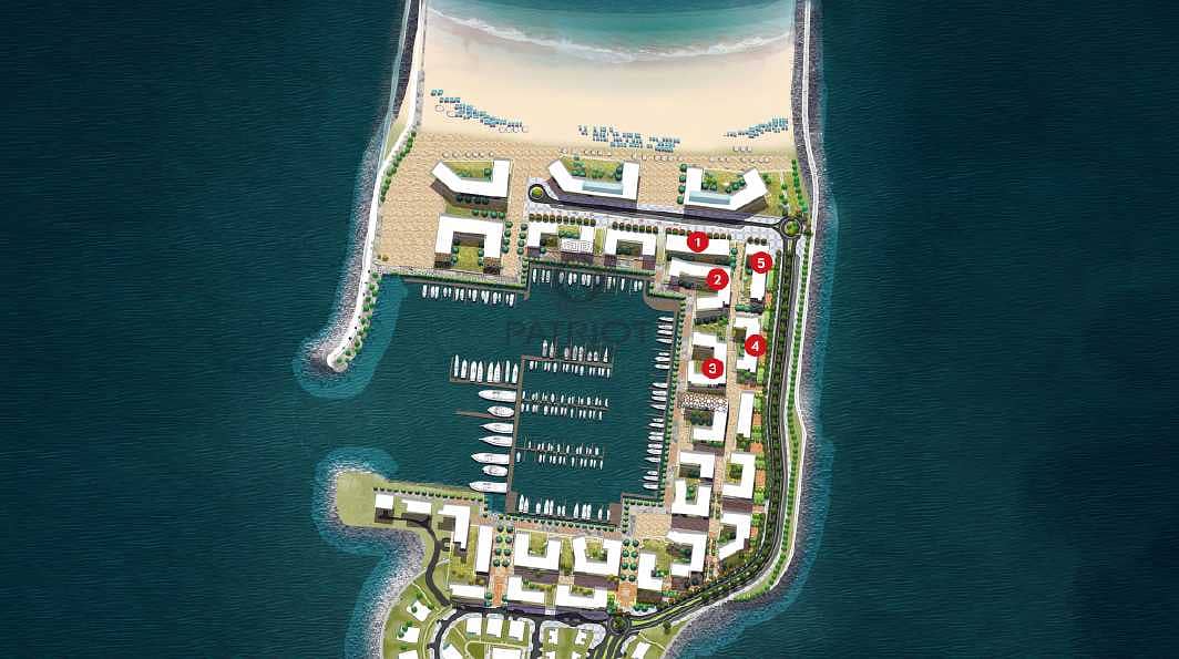 6 One Bedroom  Apartment  Private Beach Living with Dubai Skyline | No  Commission