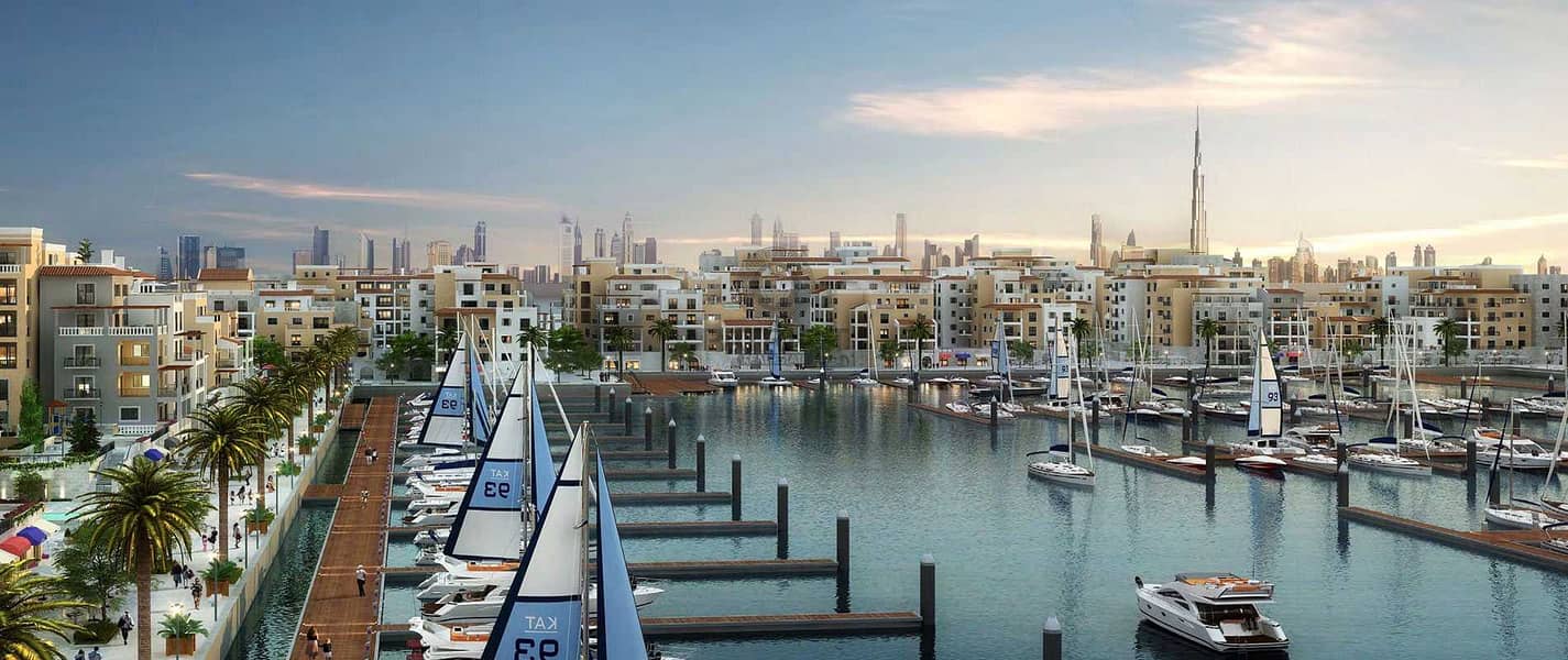 10 One Bedroom  Apartment  Private Beach Living with Dubai Skyline | No  Commission