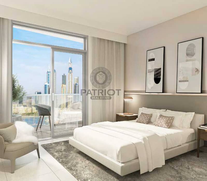 14 One Bedroom  Apartment  Private Beach Living with Dubai Skyline | No  Commission