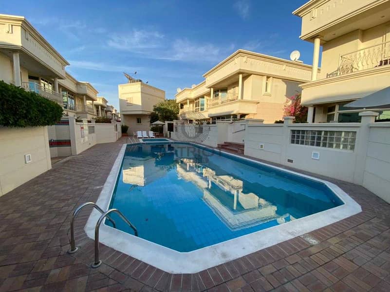 15 PEACEFUL 4BR MAIDS PVT GARDEN SHARED POOL GYM STEAM SAUNA IN AL SAFA 2