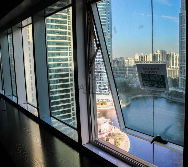 13 Semi-fitted Office in JLT with Full Lakes View