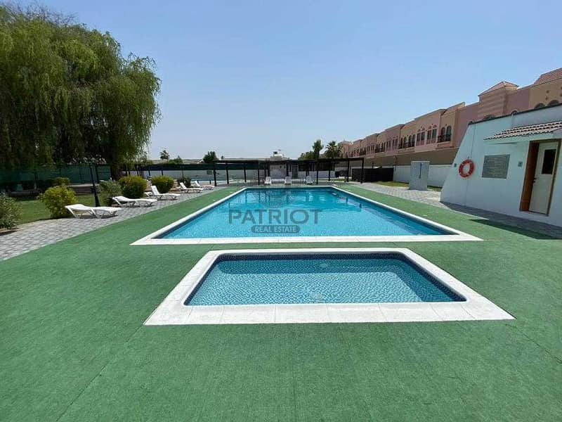 19 TRADITIONAL 4BR MAIDS SHARED POOL, GYM, TENNIS COURT VILLA IN AL SAFA 1