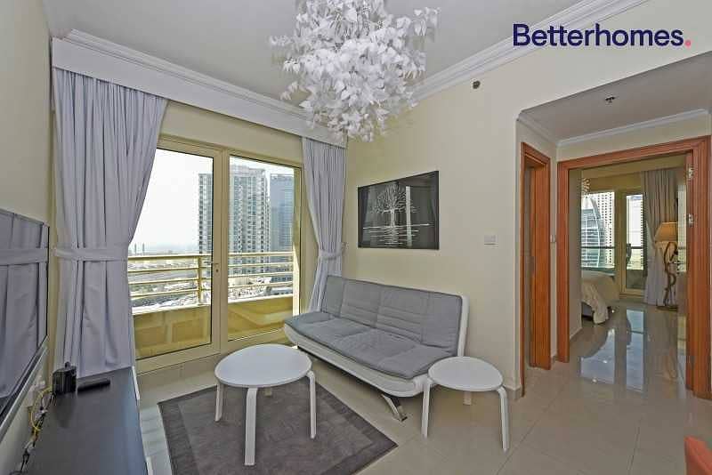 Marina View Furnished 1 Bed in Manchester Tower