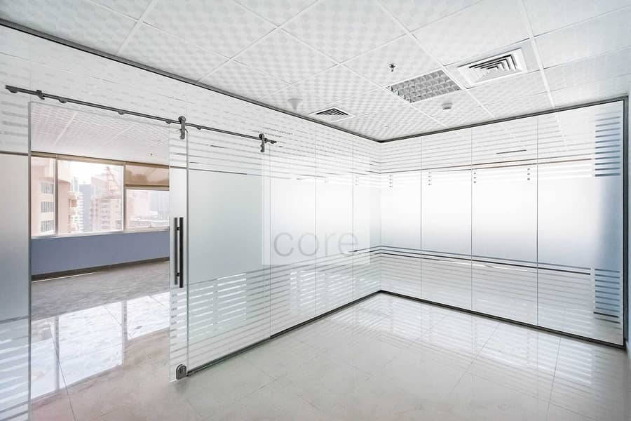 2 Fitted with Glass Partitions | 2 Washrooms