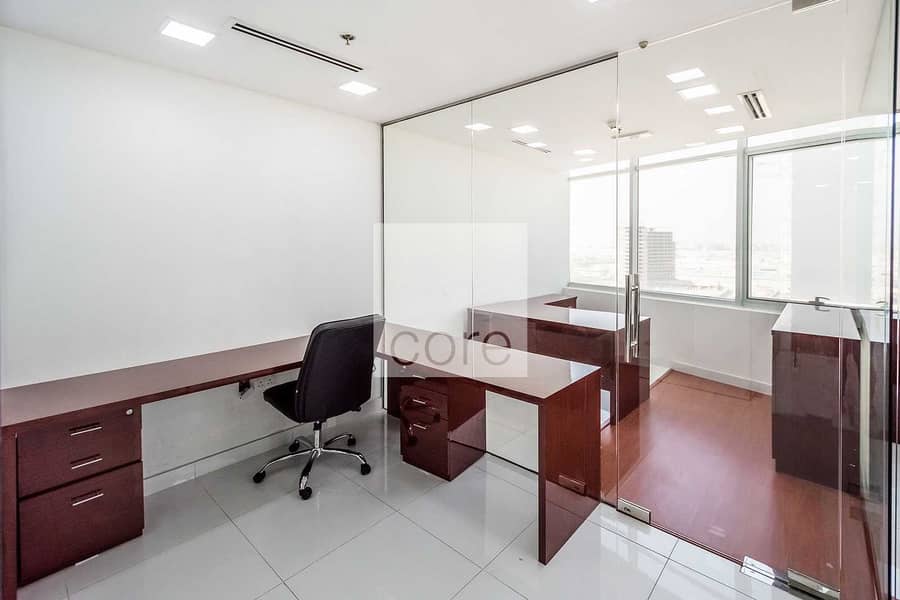 7 Furnished Office | Glass Partitions | DMCC