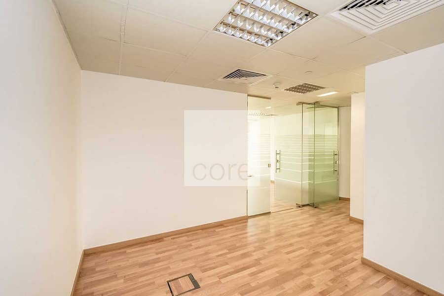 2 Fitted Office | Glass Partitions | Low Floor