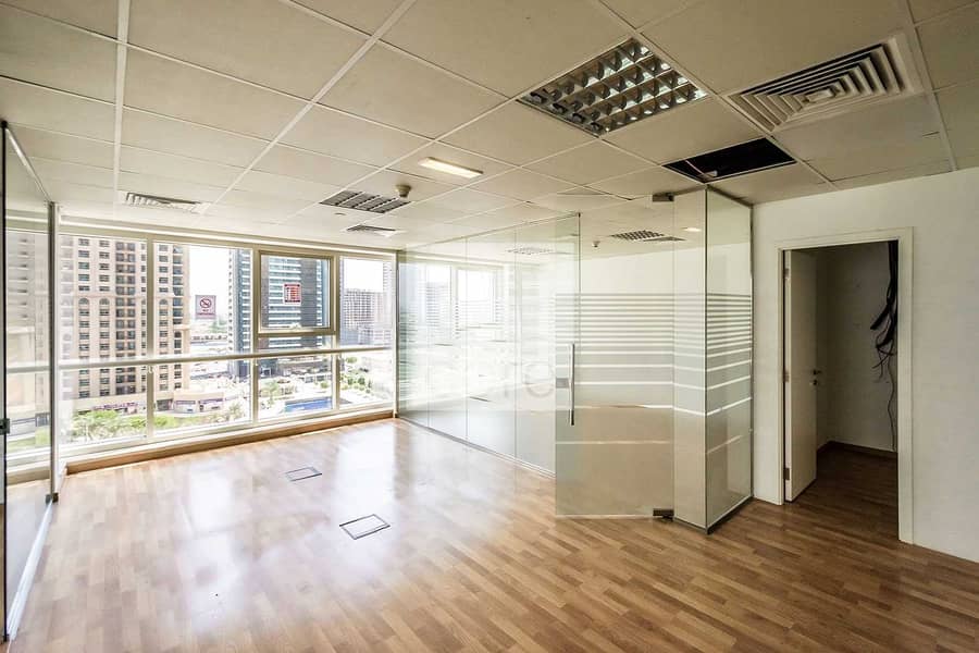 5 Fitted Office | Glass Partitions | Low Floor