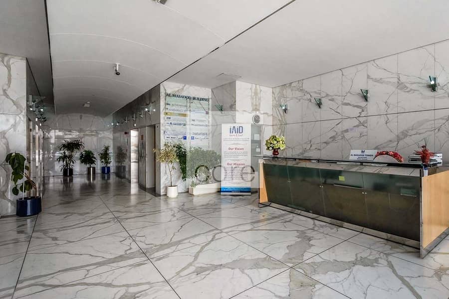 11 Vacant fitted office in Al Masaood for rent