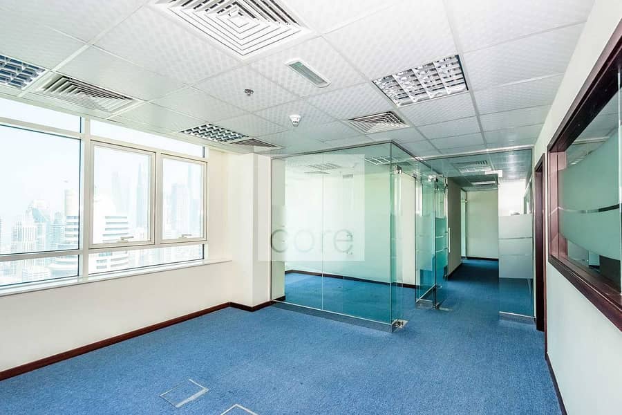 8 Spacious fitted office for rent in Liwa
