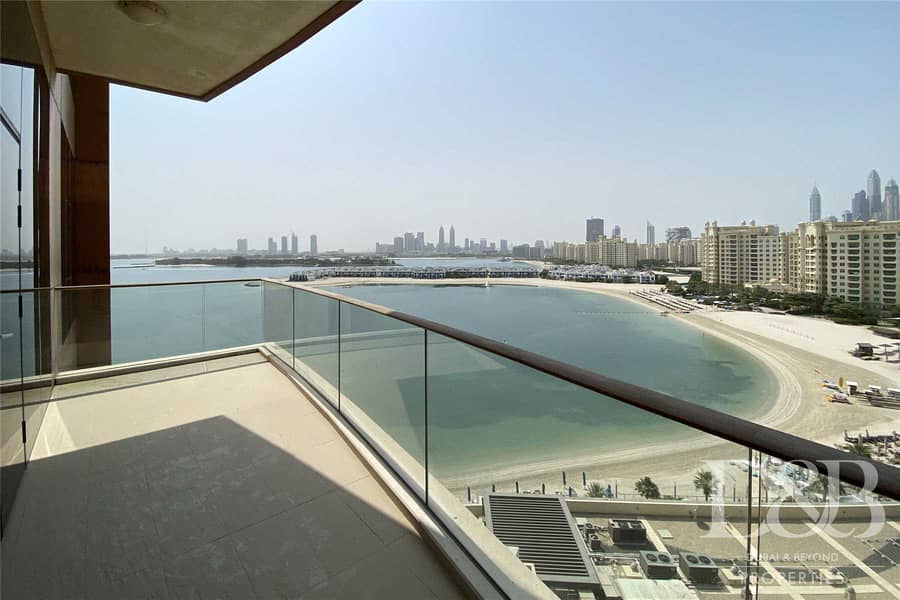 3 Full Sea Views | Unfurnished | Private Beach