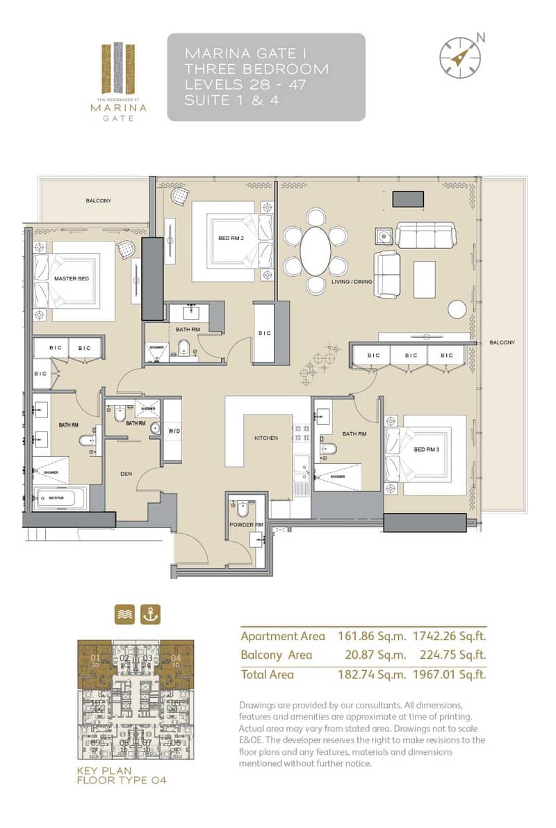 18 3BR Corner Unit | Full Marina View | Move In July