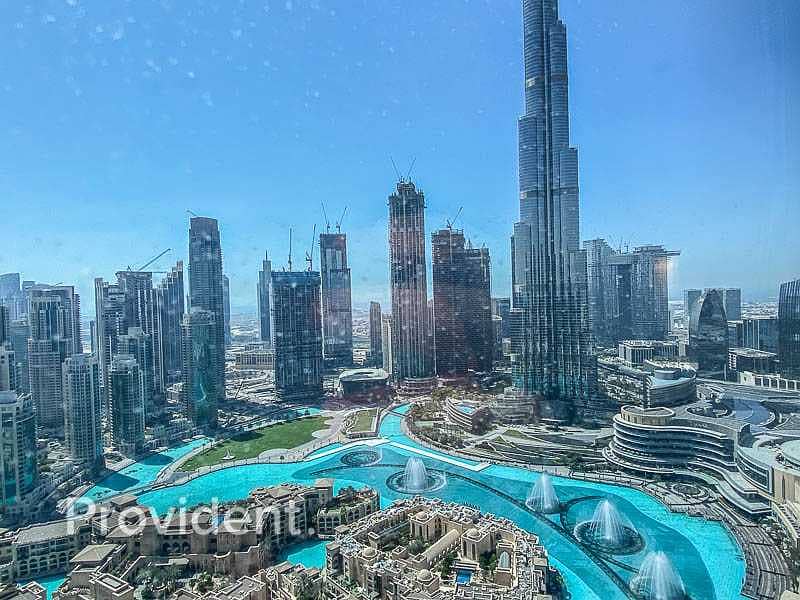 5 Full Burj Khalifa and Fountain Views | High Floor
