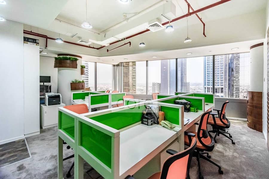5 Furnished Office | Close to Metro | Grade A Tower