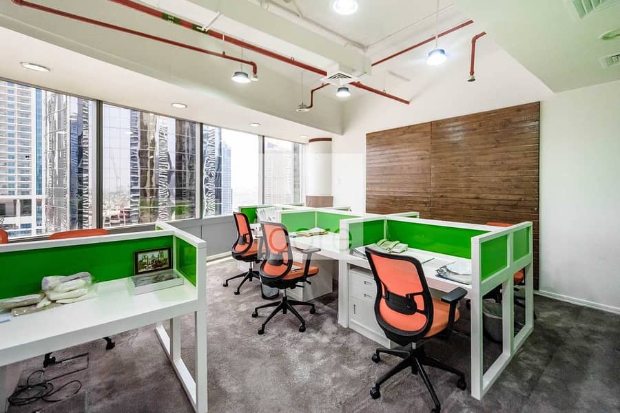 9 Furnished Office | Close to Metro | Grade A Tower