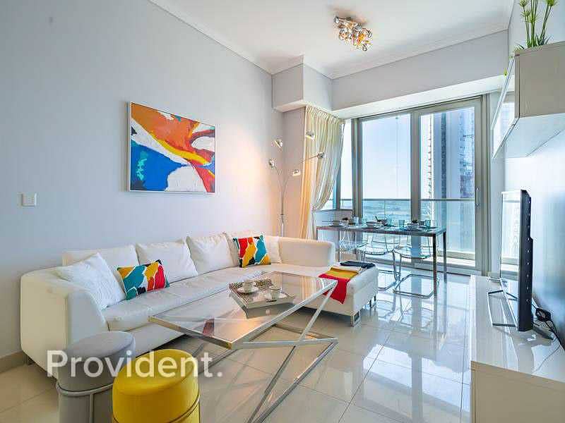 Vacant|Luxury Furnished with Balcony and Sea View