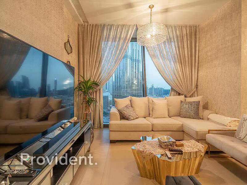 12 Full Burj Khalifa & Fountain|Lavishly Furnished