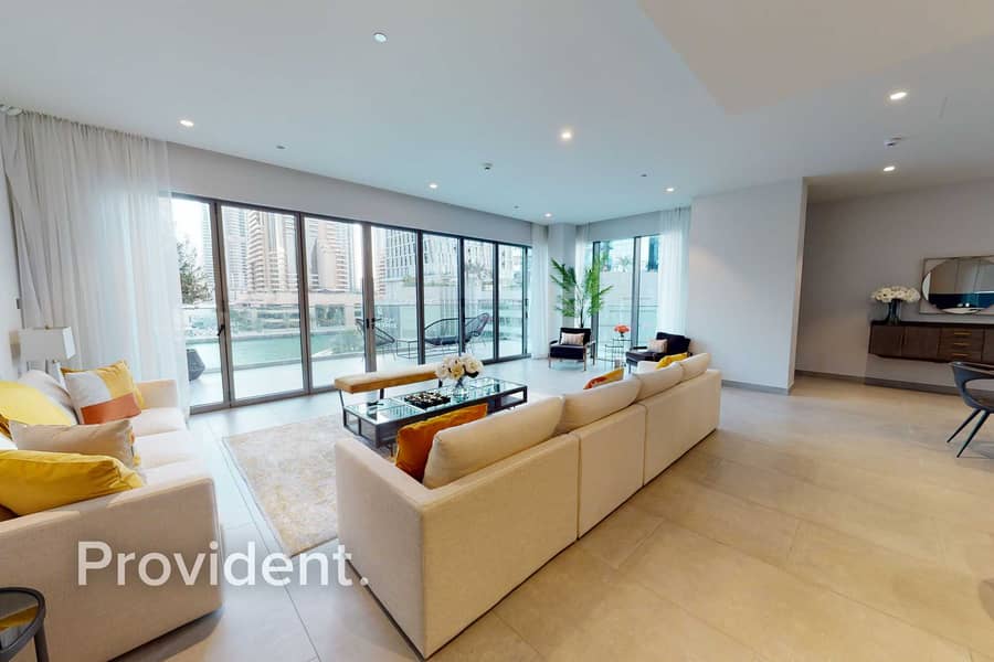 2 3BR Duplex Villa|Full Marina View|Fully Furnished