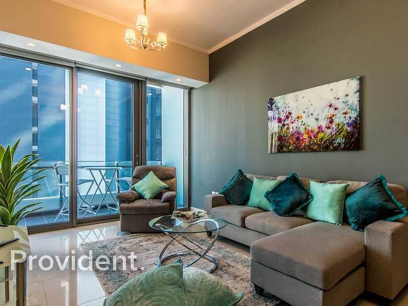 Modern Style - Furnished 2 Bedroom - Marina View