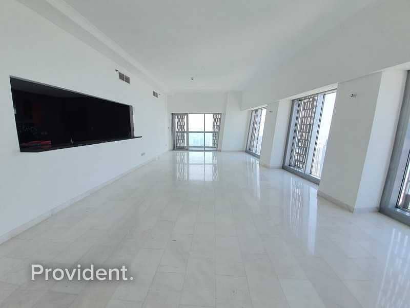 2 Rented|High Floor|Marina and Sea View|Maids Room