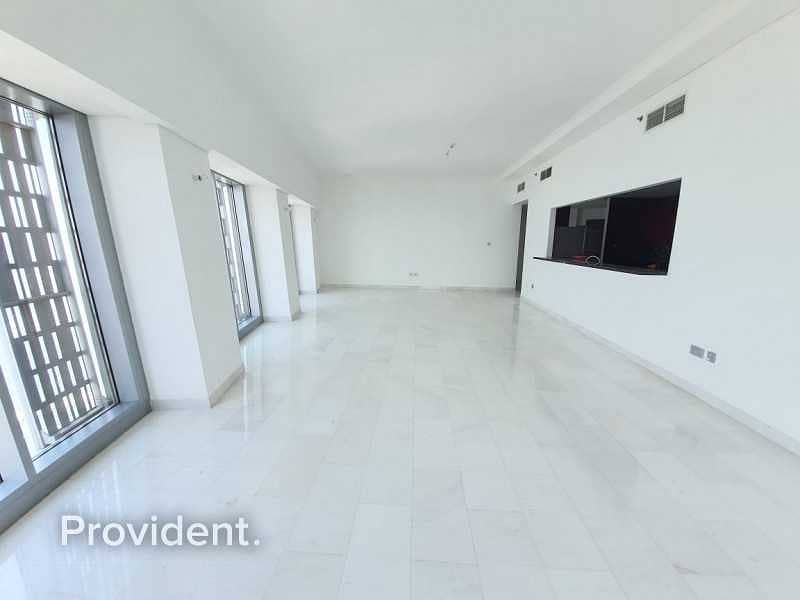 4 Rented|High Floor|Marina and Sea View|Maids Room