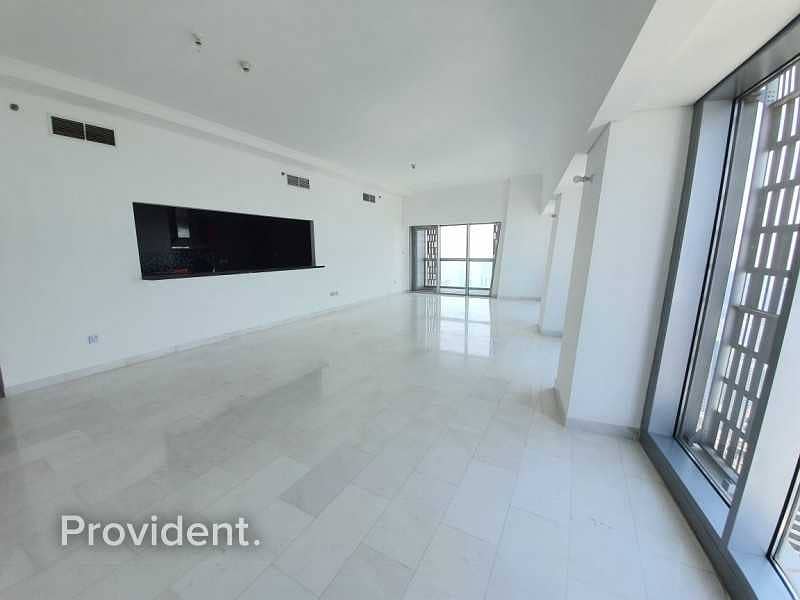 5 Rented|High Floor|Marina and Sea View|Maids Room
