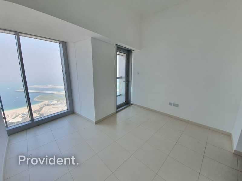 9 Rented|High Floor|Marina and Sea View|Maids Room