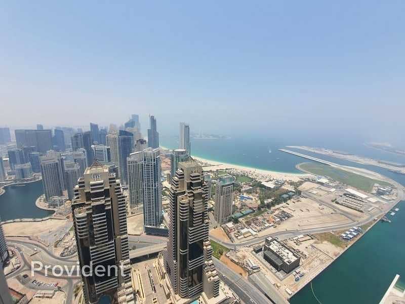 16 Rented|High Floor|Marina and Sea View|Maids Room